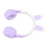 Rabbit Ear Headsets LED Light Headphones Cute Lightweight Adjustable Headband