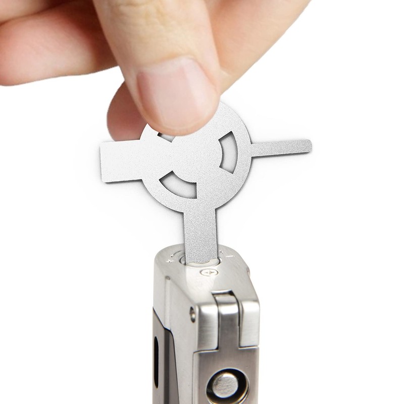 Cigar Lighter Flame Adjuster Keychain, Air Bleed & Tune-up Tool