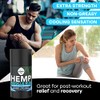 Hemp Roll On Post Workout Muscle Relief Stick for Muscles