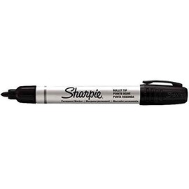 SHARPIE Set of 3 Permanent Markers Metal Small Bullet Tip Blackaa
