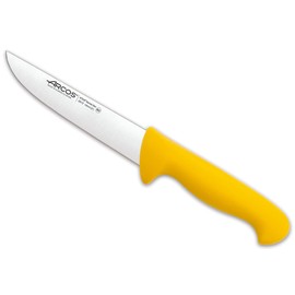 Arcos Serie 2900 - Metzgermesser Steakmesser - Klinge Nitrum Edelstahl 160 mm - HandGriff Polypropylen Farbe Gelb