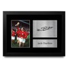 HWC Trading FR A4 Jack Charlton England Gifts Printed Signed