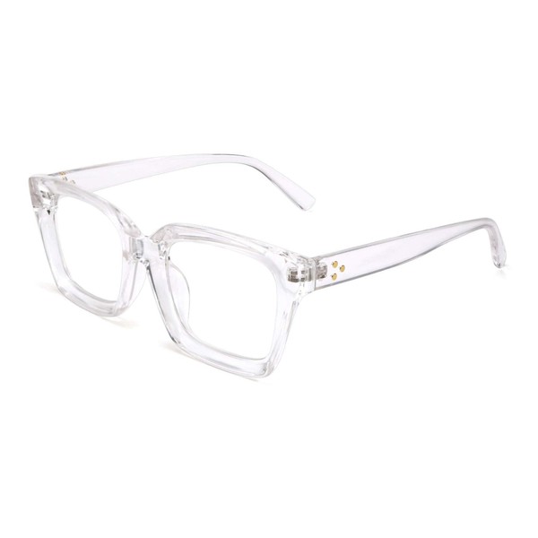 FEISEDY Blue Light Filter Glasses Men Women Rectangular Blue Light