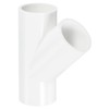 PATIKIL 25mm PVC Pipe Fittings, 3 Pack 3 Way 45