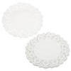 HARFINGTON 150pcs Lace Paper Doilies 11.5 Inch White Round Disposable