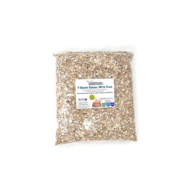 YANKEETRADERS 7 Grains Cereal with Flax, 3 Pounds