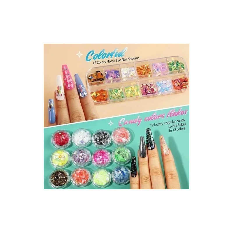 BTYBOX;Strass de Uñas;Decoración para Uñas Decoración De Uñas 11440pcs Rhinestones