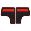 2Pcs Car Mud Guard Black Sport Style Universal Flashing Guard