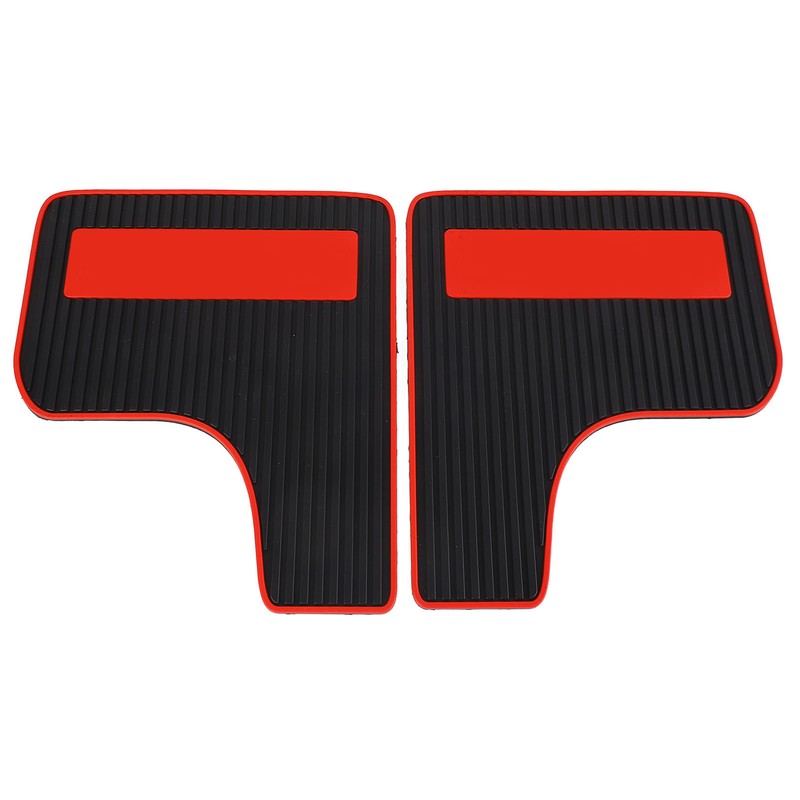 2Pcs Car Mud Guard Black Sport Style Universal Flashing Guard