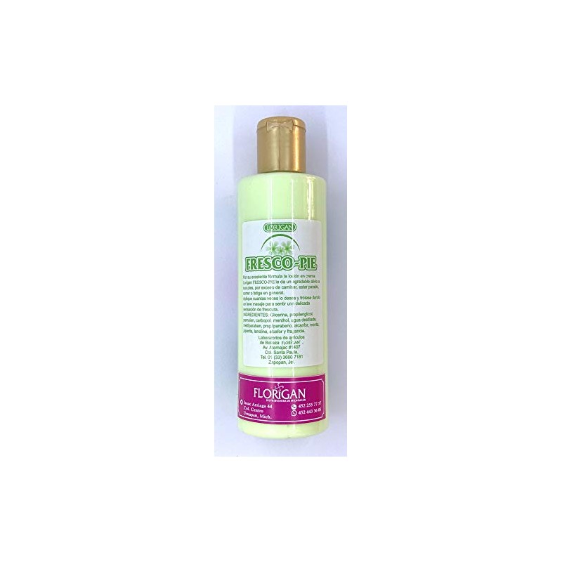 FRESCO-PIE Loción Refrescante en Crema 250ml. Línea Auxilio y Descanso