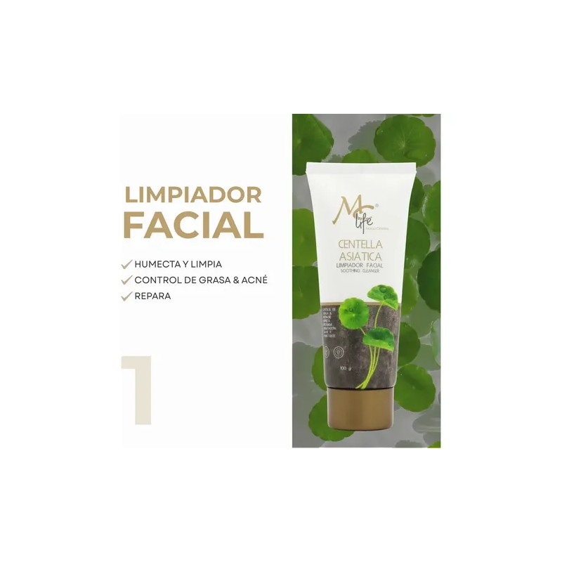 Set Facial 6 en 1 Mc Life con Centella Asiática