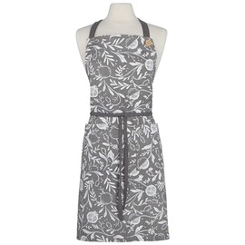 Now Designs Spruce Pomegranates Cotton Kitchen Apron, W28 x L32in