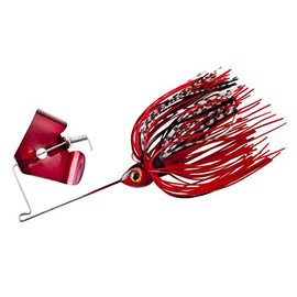 BOOYAH Pond Magic Small-Water Spinner-Bait Bass Fishing Lure, Red Ant, Pond Magic Buzz