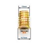 Hilitand 20 Pcs M8 Zinc Alloy Furniture Hex Drive Nut,
