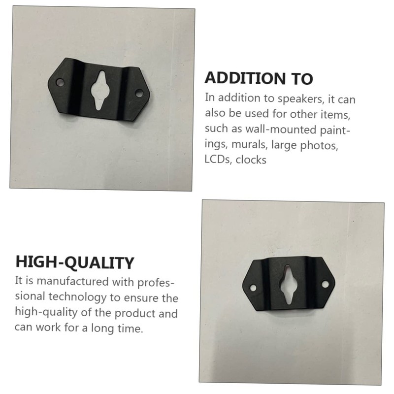 DOITOOL 20pcs Small Speaker Hook Hanger Plates for Audio Speakers