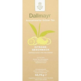 Dallmayr Tea Infusion Bag Green Tea Lemon 43.75 g