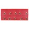 10pcs 11ER A60 1/4" Carbide Blade Insert CNC Lathe Cutter