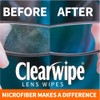 ClearWipe Microfiber Wipes, White, 40 Count