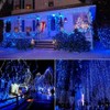 RunQiao Blue Solar Fairy String Lights Outdoor Garden Waterproof 164ft/