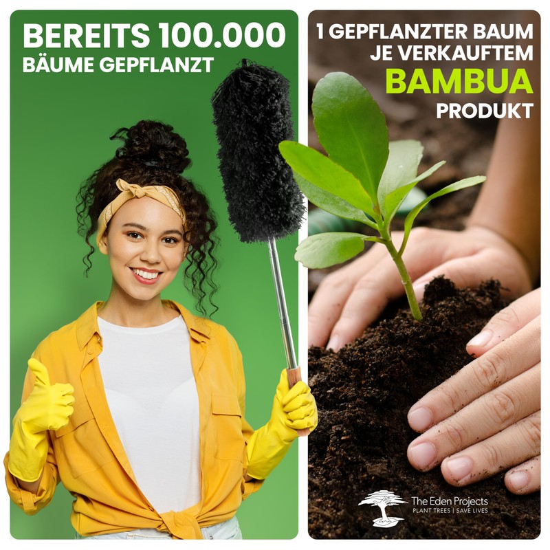 BAMBUA Washable Duster – (1 x Replacement Head) Effective Dust