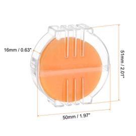 sourcing map 4pcs Beeswax Thread Conditioners Thread Wax Block with Plastic Box for Quilting Sewing, Embroidery Wax Sewing Supplies, Golden