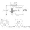 YUSOVE Boat Cam Latch 316 Stainless Steel Floor Buckle Hatch