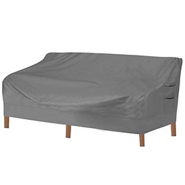 Vailge Heavy Duty Patio Sofa Cover, 100% Waterproof 3-Seater Outdoor Sofa Cover,Lawn Patio Furniture Covers with Air Vent and Handle,104" Wx 40" Dx 35" H,Grey