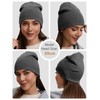 100% Cotton Beanie Hat for Men Women - Soft Unisex
