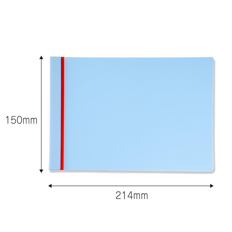 SlideNote SN3SA5Y-PB Slide Notebook, A5 Horizontal, Pale Blue, PageBase, New