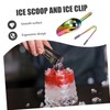 Ciieeo Ice Cube Tongs Set of 2 Stainless Steel Ice