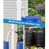 WADEO Rain Barrel Hose Connector, Compatible with Downspout Diverters(1.25'' Outlet