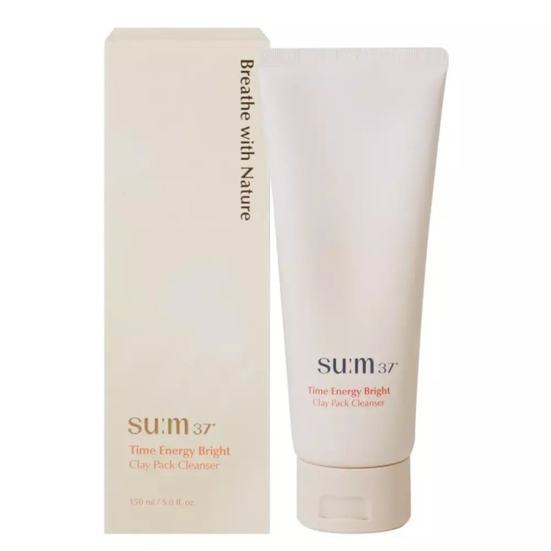 Sulwhasoo 숨37 타임 에너지 브라이트 클레이 팩 클렌저 150ml Soom37