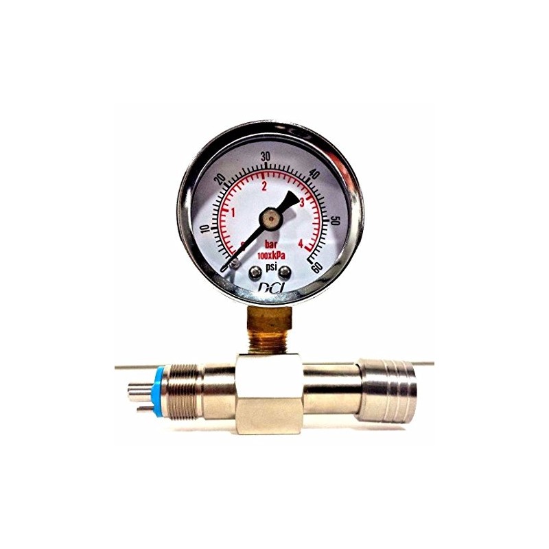 DCI International 7267 Handpiece Pressure Gauge (0-100 PSI)