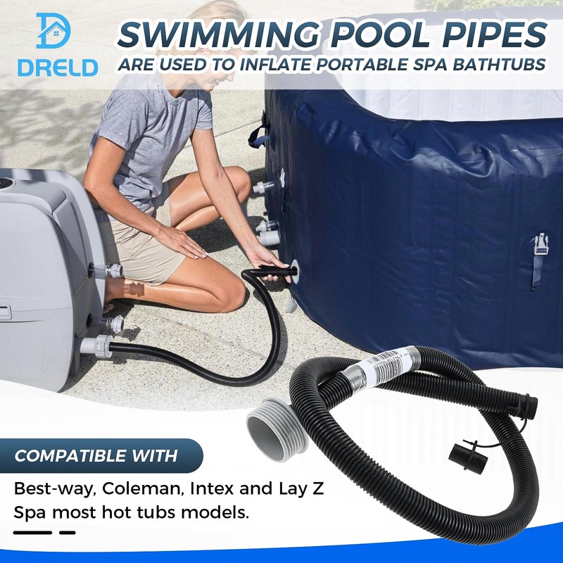 P6931 Spa Hot Tub Air Inflation Hose Pipe Tube Replacement