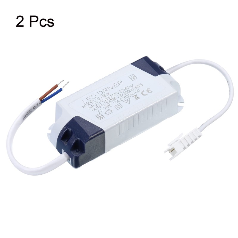 PATIKIL Pack of 2 12-18 W 300 mA LED Driver
