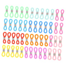 Operitacx 50stücke Silikon Brillenringe Stabiler Brillenhalter Für Erwachsene Für Sport Und Alltag Sorgt Für Festen Sitz Brille Farbenfrohe Silikon-eyewear Ohrhaken