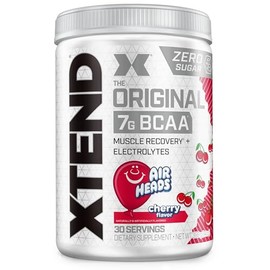 XTEND Original BCAA Powder Airheads Cherry Candy Flavor - 30 Servings                                                                                 
