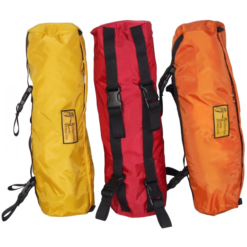 Recreational Barrel Works Vertical External Barrel Pouch 60L/30L, Orange