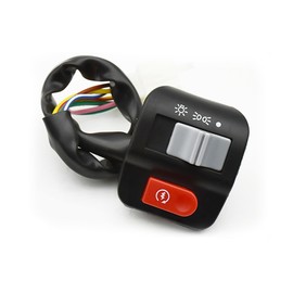 REYLNXR Motorcycle Switch Right Side Handle Retrofit Headlight Switch Turn Signal Lamp Horn Button