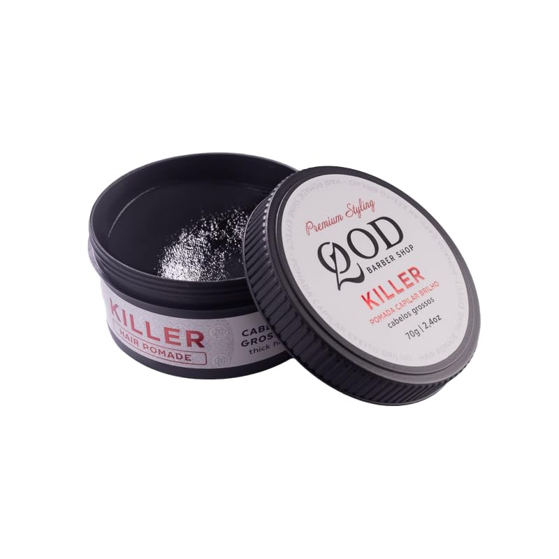 Pomada capilar Killer Hair Pomade, QOD Barber Shop, Brillo, 70