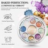 UCANBE 03 Enchanted Gemstone Baked Eye Shadow & Highlight Palette,