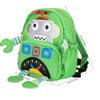 Cartoon Robot Pattern Kids Anti lost Backpack Schoolbag with Safety