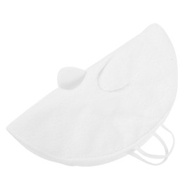 Healvian 4pcs Hot Compress Towel Mask Reusable Facial Towel for Cold Hot Compress Treatments Breathable Design Ear for Skincare Routine Relaxation