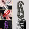 Yebongda Special Key Chain, Heavy Duty Carabiner Clip Keychain Opener