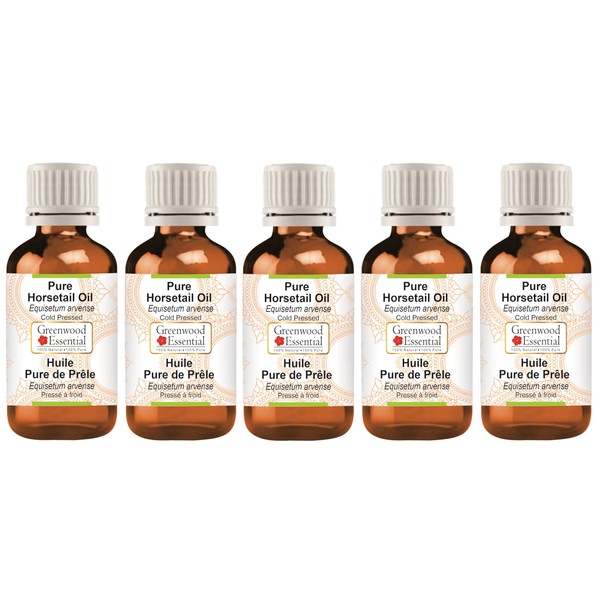 Greenwood Essential Pure Horsetail Oil (Equisetum arvense) Cold Pressed (Pack