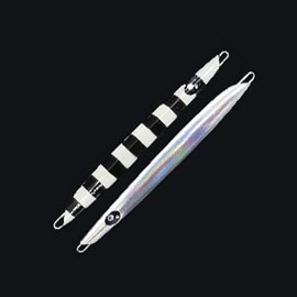 EzoHachi NaMaRaJig 200#14 Black Glow Zebra/All Silver Metal Jig Lure