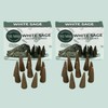 White Sage Incense Cones - Total 20 Cone Incense -