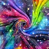 Super Soft Cuddle Fleece Fabric Material Galaxy 1MTR