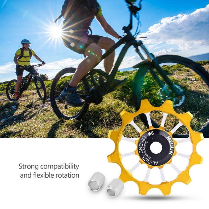 Rear Derailleur Wheels Bicycle Rear Derailleur Pulley Roller 12T Pulley