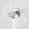 SUBMARINE Brass Angle Stop Valve, 1/2'' Inlet and Outlet Caliber,